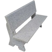 석재벤치 돌벤치 화강석벤치 옥외용 등받이 긴 의자, 기본형 석재 조형벤치 길이1.5m