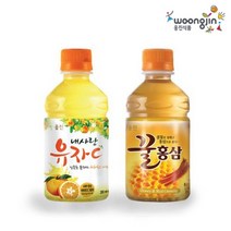 웅진식품 꿀홍삼/유자C 180ml 병/280ml 펫, 꿀홍삼 280ml x24펫, 상세설명 참조