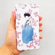 우리일쌍 터프케이스 신윤복 미인도 패턴 케이스 명화 케이스 (3508598), 갤럭시S7