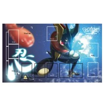포켓몬 플레이매트 PTCG 액세서리 카드 테이블 게임 카드 패드 타카라 토미 보드게임 무료, 프리사이즈 + 갑하 닌개구리 싱글 60*35
