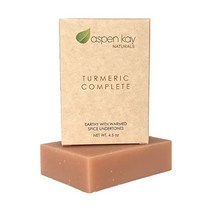 Aspen Kay 자연스러운 몸과 얼굴 강황 비누 바 천연 성분으로 만들었습니다. 순한 – 모든 피부 타입용 Made in USA 4.5온스, 1 Pack