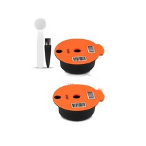 커피 캡슐 머신 가정용 미니 bosch 60ml180ml 포드 기계 tassimo 리필 가능 필터 메이커 포드 용 리필 가능 재사용 가능한 플라스틱 커피 캡슐 컵, 1-2pcs-60ml
