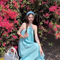 나시 바캉스룩 여행원피스 휴양지쇼핑몰 꽃무늬 휴양지 미니 원피스 연예인바캉스룩 휴가 발리 화이트비치 쇼핑몰