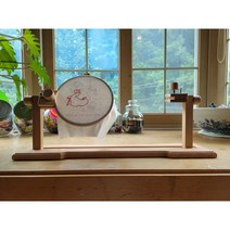 당일배송/ NEW프리미엄 오크목 좌식수틀 / 프랑스자수 십자수 퀼트