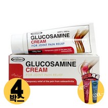 [사은품제공]호주 마더네스트 글루코사민 크림 100g 스포츠 마사지 MSM 바이탈조인트 크림 로션 알지알지몰 RZ, 상품수량, 4개