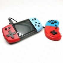 휴대용게임기 휴대용 레트로 게임 콘솔 Nes 게임용 비디오 플레이어 500 AV 아웃 충전식 선물, 02 with controller