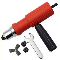리벳어댑터 Electric Rivet Nut Gun Machine Core Pull Accessories Cordless Drill Adapter Insert Tools, 01 Orange