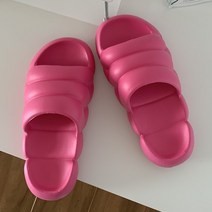 구름 파스텔톤 털실내화 자취템 학생 슬리퍼 가정용 거실 사무실 층간소음 사계절 자취템, 로즈 레드
