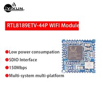 RTL8189ETV-44P 무선 wifi 모듈 RTL8189ETV 칩 2.4GHz 주파수 IEEE 802.11b/g/n MID STD GPS 전자 책용 SDIO 인터페이스