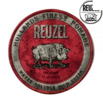 REUZEL 레드 수성 포마드 12oz (340g) Red Pomade 12oz (340g), 상세페이지 참조, none