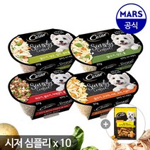 시저 심플리 크래프티드-37g x 10개 닭고기 당근 콩 엄마표영양보완식 간편영양식 휴대간편, 37g, 닭고기,당근,콩