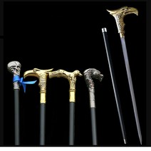 스테인레스 합기도 검도 가검 호신용 지팡이검 수련용 등산 스틱 T자형 90cm MG03, AType
