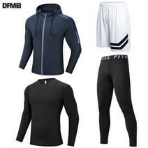 남성 피트니스복 속건 고탄력 트레이닝 세트 러닝 반팔 반바지