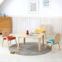 바보사랑 토리 원목 어린이 쿠션의자 4단계 높이조절.디홀릭(무료배송), 쿠션의자노랑