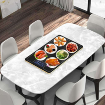 음식보온테이블 인덕션 식탁용 게이트렉 밀프렙 깡통, 라운드 스마트 로테이션 (60x60cm)