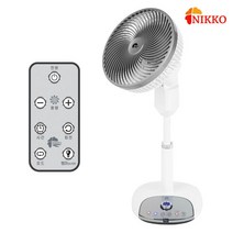 니코 스탠드 리모컨 써큘레이터 선풍기 저소음 DC모터 11단계 바람세기 NKF-SC150R