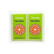 20 - SINGER KENMORE 재봉틀 미싱 NEEDLES ORANGE 15X1 #11/75