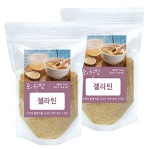 순하당 국내가공 젤라틴 가루 분말, 300g, 2개