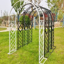 21세기트랜드 체크 가든아치, 2200X2300(mm), 체크 가든아치 블랙