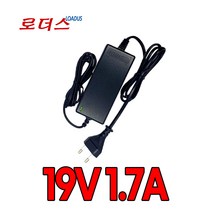 LG 포터블 스피커 블루투스 스피커 LG엑스붐XBOOM Go PK7 Portable Bluetooth Speaker전용 19V 1.7A 국산로더스어댑터, 1개