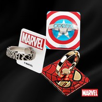 스마트 그립 마블 킥스탠드 스마트링 핸드폰 거치대 링홀더 갤럭시, 본품선택, 메탈실버