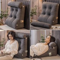 역류성식도염 베개 자생추나 코골이 방지 경추 목, 중형 둥근 베개 포함 치히로빈 그린