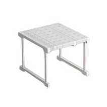 길이조절 튼튼 다용도선반 틈새 공간활용 수납정리, 소 27~38cm 1개