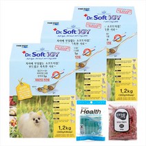 더독 닥터소프트 말랑한 소프트 사료 + 사은품, (1+1+1)IGY 전견 1.2kg + 네코캔