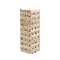 신광 3000 젠가 나무블럭 나무쌓기 54pcs 50x150mm