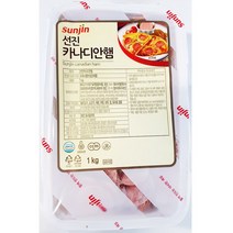 카나디안햄(선진 1K)X5/햄/햄버거패티, 1