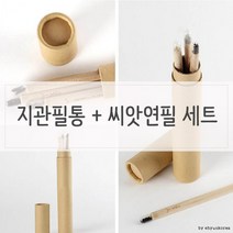 씨앗연필 지관필통 세트 n 싹이나는, 씨앗선택_방울토마토