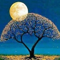 다미아트 달빛 반짝반짝 소원나무 보석비즈자수 아트 DIY 원형 비즈 큐빅 30X30cm 슬기로운 집콕 취미 생활 놀이 판매자 다미 국내배송