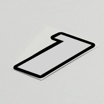 헬멧스티커 오토바이 헬멧 자동차 바이크 데칼 스티커 JKZ-STKART 비닐 다이 컷 더블 레이어 번호 네온 형, 01 1_03 40mm high