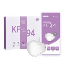 스마트클린 KF94 황사방역 마스크 대형 50매입 개별포장, 2개, 50개입