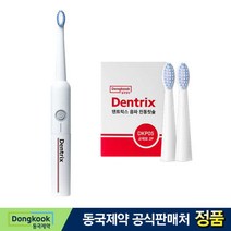 [동국제약] 덴트릭스 음파 진동칫솔 1개+교체모 2p, 상세 설명 참조