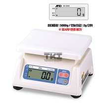[AND] KB 시리즈 전자저울 / 단순중량저울 / 1kg 2kg 5kg 10kg 20kg 30kg / 가정용 / 주방용 / 국내생산, 3. 5kg(2g 단위)