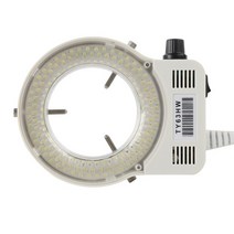 산업용 스테레오 현미경 렌즈 카메라 확대경 144 LED 110-240V 조정 가능 링 라이트 일루미네이터, [03] 주황색, 03 주황색