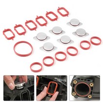 자동차매니폴드 Bmw m57 소용돌이 블랭크 플랩 수리 용 6x33mm 자동 교체 부품 흡기 가스켓 키 삭제 키트, 04 은