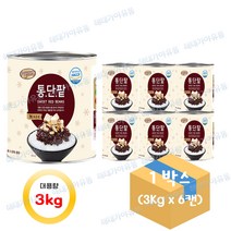 동서 리치스 통단팥 3kg 6개 (1박스), 1개