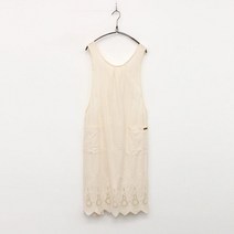 옷자락 여자 신혼부부 플라워 레이스 프릴 앞치마 끈 원피스