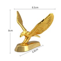 독수리 엠블럼 금장 은장 본넷 후드 장식 오토바이 자동차 메탈 튜닝 앰블럼 스토비투, 골드