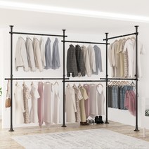 리우리빙 두배커진행거 6단 38mm 블랙/블랙앤화이트, 6단 블랙앤화이트