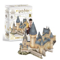 3D 매직 입체퍼즐 대형 페이퍼토이 해리포터 호그와트 대연회장 큐빅펀 종이블럭 조립모형 종이집 놀이 장난감, 단품, 단품