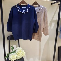[AK PLAZA] [마리앤어스]육각배색오픈카라 MMQBB09KT03
