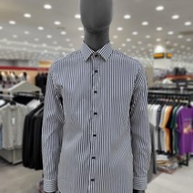 에스티코 세련된 스트라이프 와이셔츠