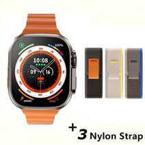 스마트워치 등산시계 러닝시계 마라톤시계 남자 Iwo 워치 울트라 시리즈 8 NFC 도어 잠, Gold add 3YJ