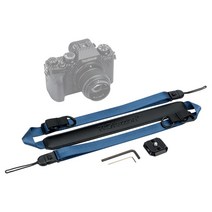 소니 A7IV A7III A7 A6400 용 조절식 카메라 넥 스트랩 퀵 릴리즈 숄더 Arca 타입 플레이트 슬링, Blue, Blue