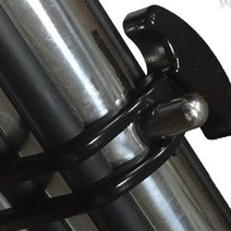 해양 보트 텔레스코핑 사다리 타이 다운 고무 고정 스트랩 요트 액세서리 래치 밴드 내구성 안전 6 인치, 한개옵션0