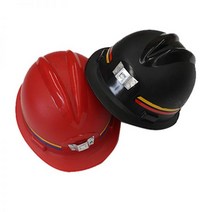 경량안전모 작업모 건설 경량 등반 라이딩 안전모 고글 하드 모자 아웃도어 작업 ABS 작업용, PE Black