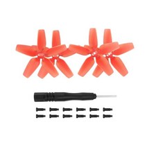 DJI Avata 프로펠러용 미니 드론 프로펠러 경량 컬러 액세서리 다채로운 블레이드, [05] Red 2 Pairs